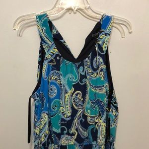 Long scoop neck maxi